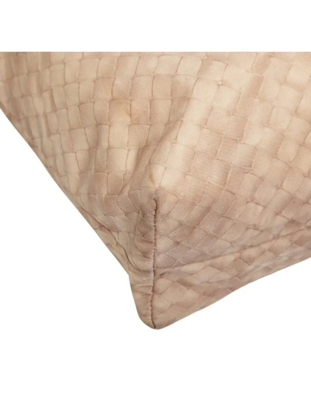 Bottega Veneta Intreccio Illusion Tote Shoulder Bag Pink Nylon Leather